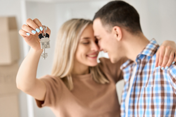 First Time Buyers holding Key